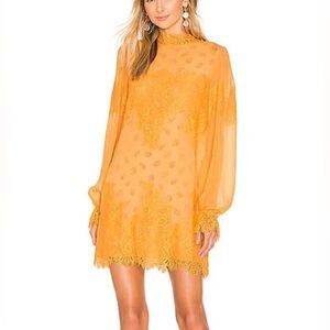 🆕WE ARE HAH REVOLVE Queen 4 A Day Dress - Mango Combo Small